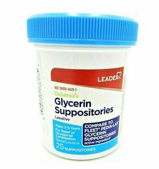 Leader Children's Glycerin Suppositories 25 count