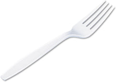 Parade Heavy Duty Plastic White Forks 24ct