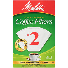 Melitta Filters #2 (40 cone filters)