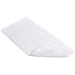 Con-Tact Brand White Grip Bath Mat w/ Suction 36in x 17in