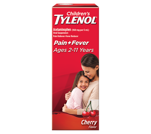Children's Tylenol Pain + Fever Liquid Cherry 4fl oz