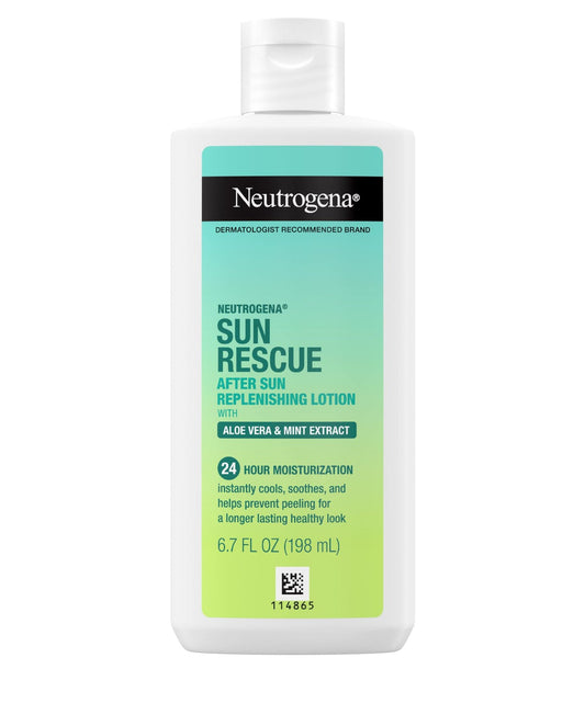 Neutrogena Sun Rescue After Sun Replenishing Lotion w/ Aloe Vera & Mint Extract 6.7oz