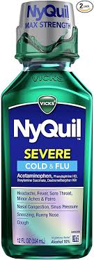 Vicks NyQuil Severe Cold & Flu 12fl oz