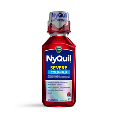 Vicks NyQuil Severe Cold & Flu Berry 12fl oz