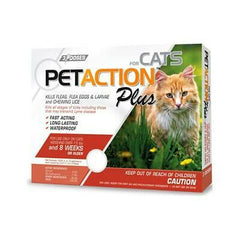 Pet Action Plus For Cats 3 Doses