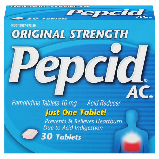 Pepcid Ac 10mg Tabs 30 count