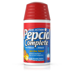 Pepcid Complete Tropical Fruit Chew 50 count