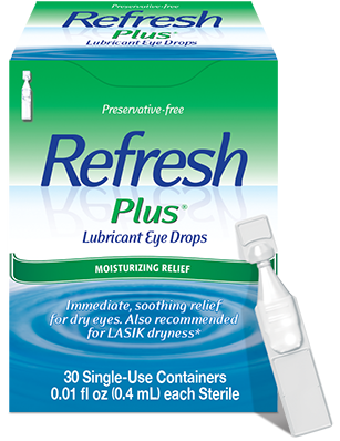 Refresh Plus Eye Drops- 30 Vials (0.01 oz each)