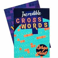 Crossword Puzzle for Adults Large Print 1ct