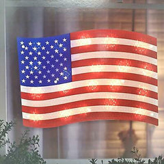 USA Lighted Flag