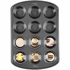 Wilton Perfect Results Premium Non-Stick Bakeware 12 cup muffin pan