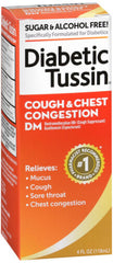 Diabetic Tussin Cough & Chest Congestion DM 4fl oz