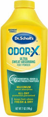 Dr. Scholl's Odor-X Ultra Sweat-Absorbing Foot Powder 7oz