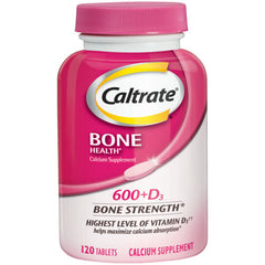 Caltrate Bone Health Calcium 600+D3 120 tablets