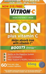 Vitron-C Iron Plus Vitamin C 65mg (60 coated tablets)