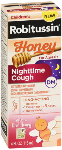 Robitussin Children's Nighttime Cough DM Honey 4fl oz
