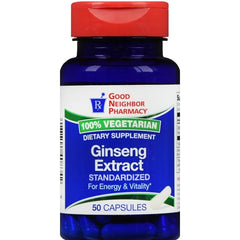 Good Neighbor Pharmacy Ginseng Extract 50 capsules