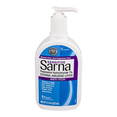 Sarna Sensitive External Analgesic Lotion for Itch Relief 7.5 oz
