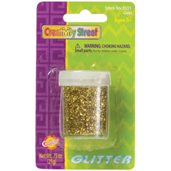 Creativity Street Shaker Top Gold Glitter 0.75oz