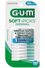 GUM Soft Picks Original - 100 Picks
