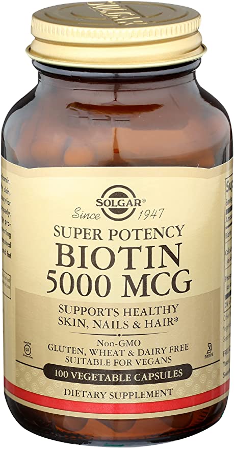 Solgar Biotin 5000mcg 100capsules