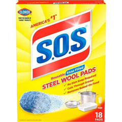 S.O.S Steel Wool Soap Pads 18ct