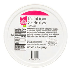 Cake Mate Sprinkles 10.5oz