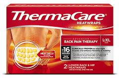 ThermaCare Back Pain Therapy Heatwraps L/XL 2ea