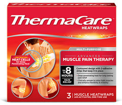 ThermaCare Muscle Pain Therapy Heatwraps 3ea