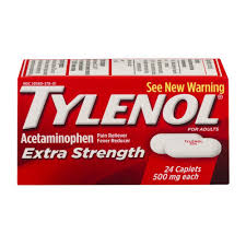 Tylenol Extra Strength 500mg  (24 caplets)