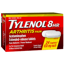 Tylenol 8hr Arthritis Pain 650mg ea. (24 caplets)