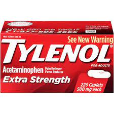 Tylenol Extra Strength Caplets 225count