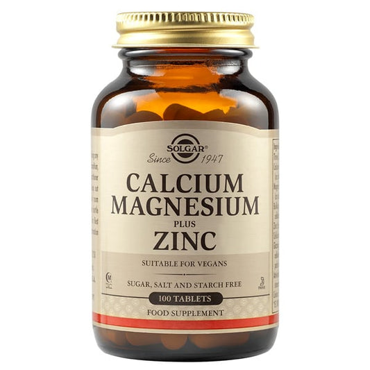 Solgar Calcium Magnesium Plus Zinc 100tablets