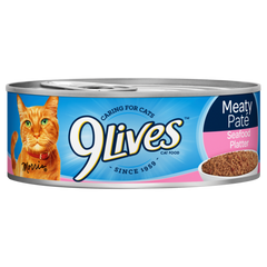9lives Meaty Pate Seafood Platter 5.5oz