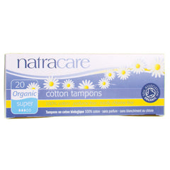 Natracare Cotton Tampons Organic Super 20ct